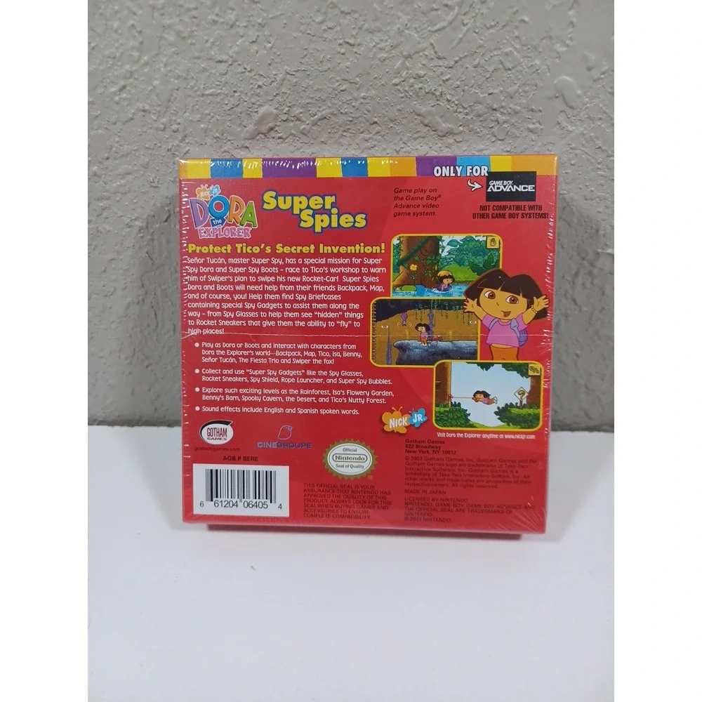 Dora the Explorer: Super Spies (Nintendo Game Boy Advance, 2003)‎ new